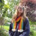 Rainbow Clouds Scarf