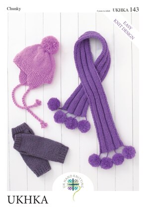 UKHKA 143 Helmet, Wristwarmers and Scarf - UKHKA143pdf - Downloadable PDF