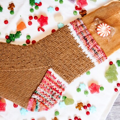 Iced Gingerbread Socks