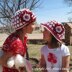 3-in-1 Summer Hat, Beanie Hat & Flower Clip