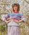 Fira Jumper -  Sweater Knitting Pattern For Women in MillaMia Naturally Soft Cotton by MillaMia