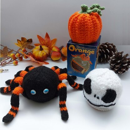 Halloween Chocolate Orange Covers Spider Pumpkin & SkullBB046