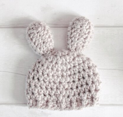 Easter Bunny Hat and Diaper/Nappy Cover Set