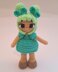 Green Rainbow Crochet Doll 3 Levels in 1