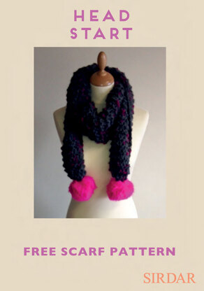 Scarf in Sirdar Head Start