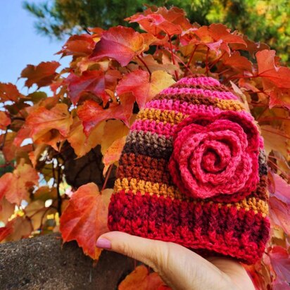 Falling in Rose Hat