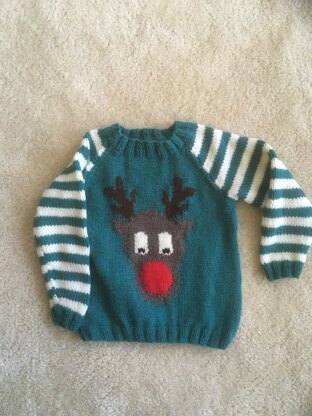 Alistair’s Reindeer Jumper