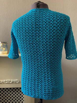 Textured Mesh T-Shirt