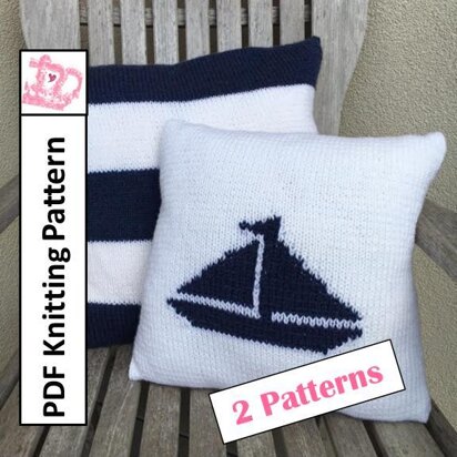 Sailboat & Stripes Pillows