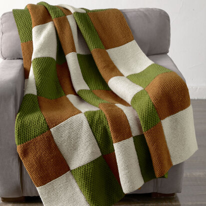 Morris Park Blanket in Lion Brand Wool-Ease - 90209AD