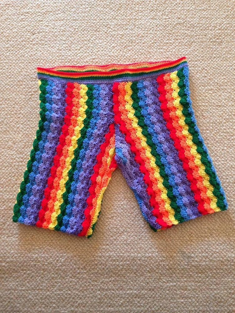 Free crochet mens shorts on sale pattern