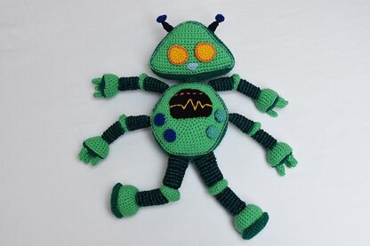 Green Robot Amigurumi