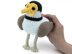 Amigurumi Masked Lapwing Plover Bird