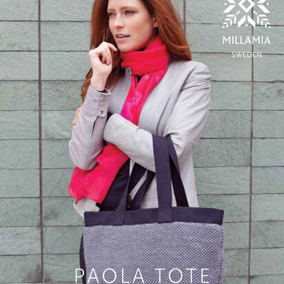 "Paola Tote" - Knitting Pattern For Women in MillaMia Naturally Soft Aran - knitting pattern