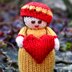 Valentine's Heart Doll Knitting Pattern - Toy Knitting Pattern