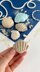 Seashell crochet pattern Amigurumi shell keychain and bag charm