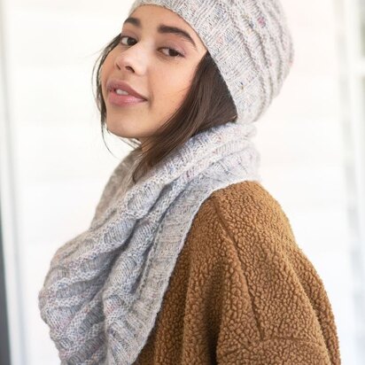 Kingsey Hat & Cowl in Berroco Mochi - Downloadable PDF