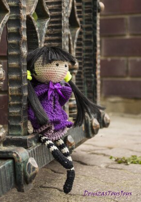 Iris flower Doll