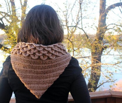 Marte, A Crocodile Stitch Hood