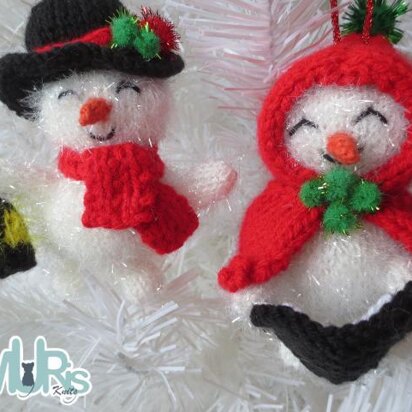 Christmas Caroler Snowmen Ornament