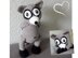 Crochet pattern Patrick the raccoon