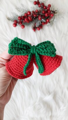 Christmas bells ornament easy crochet pattern