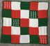 Christmas Colours throw