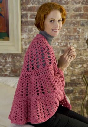 Be a Friend Shawl in Red Heart Super Saver Economy Solids - WR1714