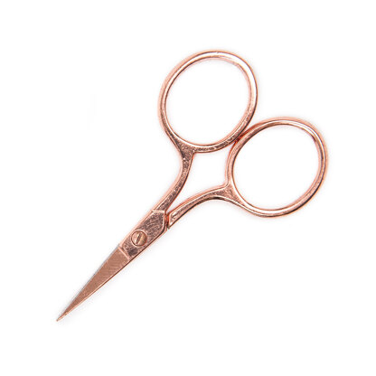 Hemline Rose Gold Embroidery Scissors