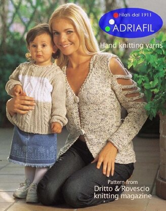 Liz Pullover in Adriafil Memphis - Downloadable PDF