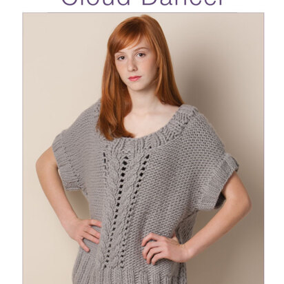 Cloud Dancer Sweater in Classic Elite Yarns Twinkle Baby Chunky - Downloadable PDF