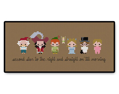 Peter Pan Bite Size - PDF Cross Stitch Pattern