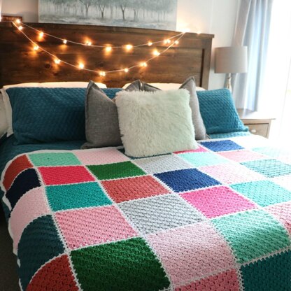 Modern Patchwork Throw