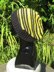 Alternate Random Stripe Slouch Hat