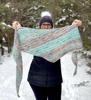 Painted Pebbles Shawl