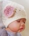 Baby Hat With Flower