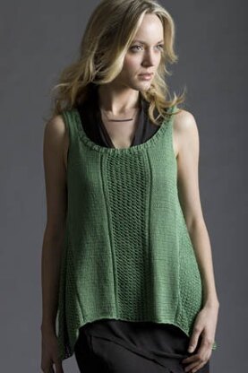 Spring Break Trapeze Tank in Tahki Yarns Cotton Classic Lite