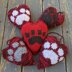 Paw Print Heart