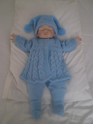 Reborn / 0-3 Months Baby Matinee / Pram Set