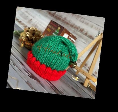 Elf Hat Chocolate Orange Cover Knitting Pattern