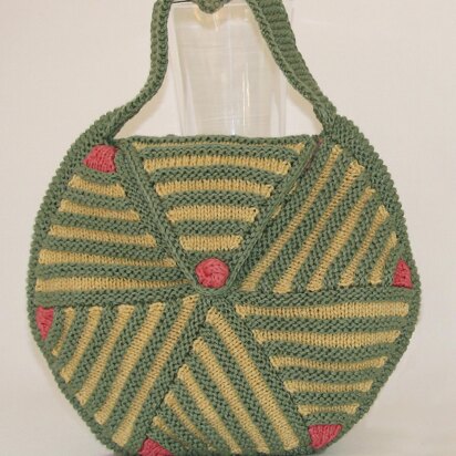 Banana Daiquiri Handbag - knitting pattern