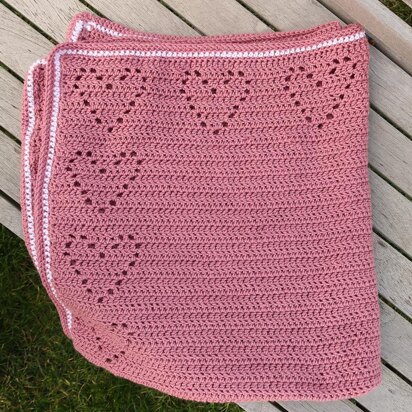 Hearts Baby Blanket