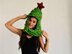 Crochet Christmas tree hat