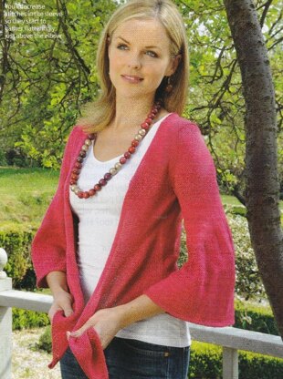 Tie Front Cotton Cardigan