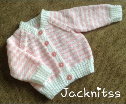 Basic New Baby Cardigan set