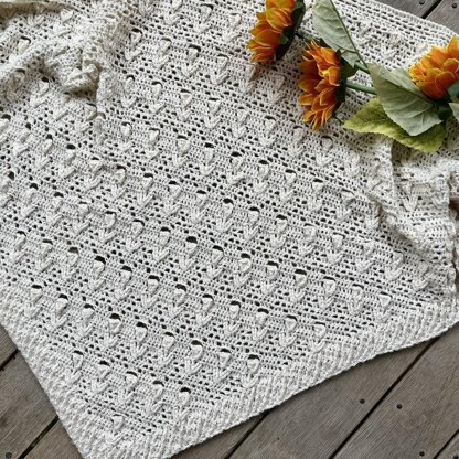 Ever After Rose Shawl