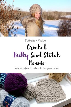 Bulky Seed Stitch Beanie