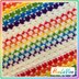 Little hearts rainbow blanket by HueLaVive