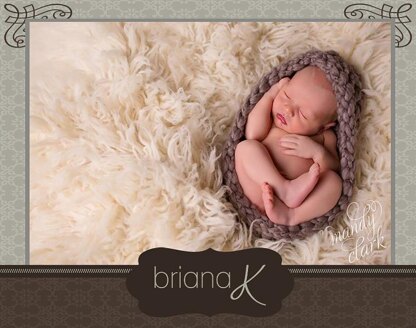 Newborn Chunky Cocoon Photo Prop