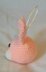 Crochet Rabbit Head Bauble Pattern